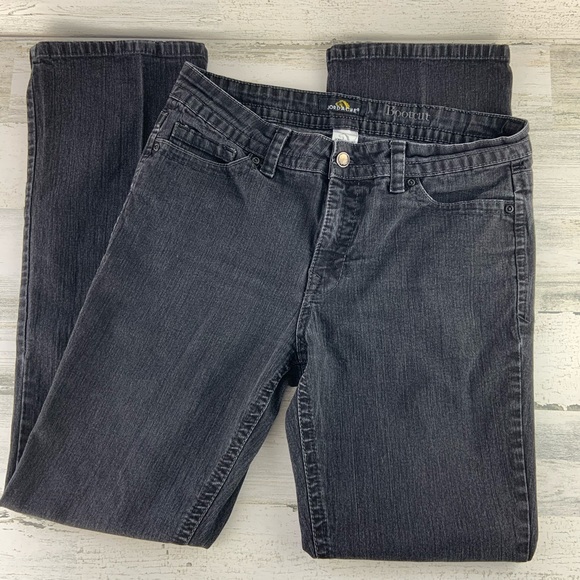 JORDACHE Black Denim Boot Cut Jeans Size 10 - Picture 2 of 6